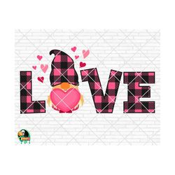 love gnome svg, valentine's day svg, gnome valentine svg, love svg, gnomes svg, valentine shirt design, png, dxf, cricut, silhouette