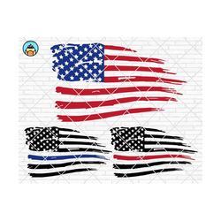 distressed us flag svg | patriotic flag | flag svg | thin blue line svg | american flag svg for silhouette | 4th of july svg | usa flag
