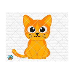 baby cat svg, cute cat svg, cat face svg, kitty svg, cat head svg, smiling cat, face kitty, funny cat, cat svg, dxf, eps, cricut, silhouette