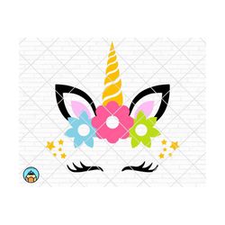 unicorn svg, unicorn eyelashes, unicorn face svg, cute unicorn svg, unicorn birthday svg, magical unicorn svg, cricut, silhouette cut file