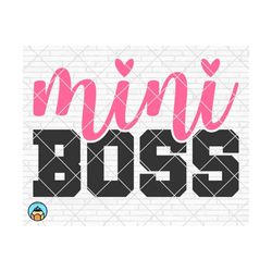 mini boss svg, baby svg, newborn svg, baby girl svg, baby boy svg, onesie svg, baby shirt svg, welcome baby svg, cricut, silhouette, png