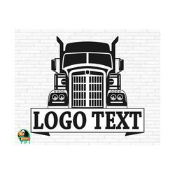 semi truck logo svg, trucker svg, semi truck svg, truck svg, trucker driver svg, 18 wheeler truck svg, cut files, cricut, png, svg