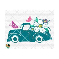 sunflower truck svg, spring svg, easter svg, spring design for shirts, spring quotes, spring cut files, cricut, silhouette, png