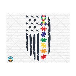 autism usa flag svg, autism puzzle svg, autism svg, autism awareness svg, autism love svg, autism mom svg, cut files, cricut, silhouette png