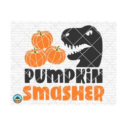 pumpkin smasher svg, dinosaur svg, halloween svg, pumpkin svg, thanksgiving svg, halloween shirt svg, fall svg, cricut, silhouette, png