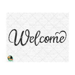welcome svg, welcome sign svg, welcome design for shirts, welcome cut files, cricut, silhouette, png, svg