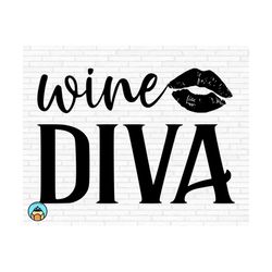 wine diva svg | wine svg | wine quotes svg | wine sayings svg | wine glass svg | funny wine svg | wine lover svg | wine tshirt svg