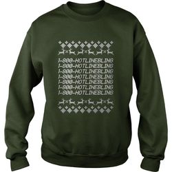 1 800 hotlinebling ugly christmas sweater shirt