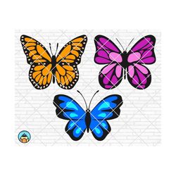 butterfly bundle svg, monarch butterfly svg, butterflies svg, butterfly silhouette, butterfly clipart, butterfly dxf, butterfly for cricut