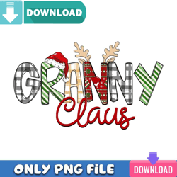 granny claus png perfect sublimation design download