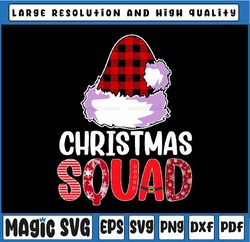 christmas squad red plaid san-ta hat png, merry christmas png,san-ta png ,kids christmas png, snowman png