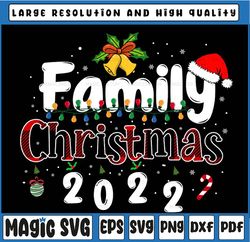 family christmas 2022 matching squad san-ta funny png, family christmas san-ta hat png, digital download png