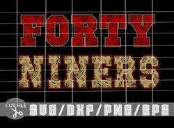 sf 49ers bandana letters-layered digital downloads for cricut, silhouette etc.. svg| eps| dxf| png| files