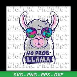 llama color no prob llama svg, trending svg, colorful llama svg, llama svg, no prob llama svg, cute llama svg, llama wea