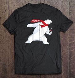 coca-cola christmas polar bear tee t-shirt