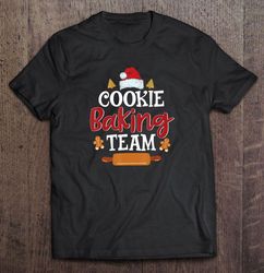 cookie baking team santa hat christmas shirt