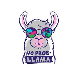 llama color no prob llama svg, trending svg, colorful llama svg, llama svg, no prob llama svg, cute llama svg, llama wea