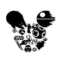 star wars mickey head svg, trending svg, star wars svg, baby yoda svg, mickey head svg, mickey svg, darth vader svg, man