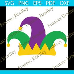 mardi gras jester hat svg, trending svg, jester hat svg, rainbow hat svg, mardi gras party, mardi gras svg, fat tuesday