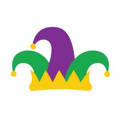 mardi gras jester hat svg, trending svg, jester hat svg, rainbow hat svg, mardi gras party, mardi gras svg, fat tuesday