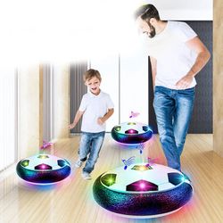 hover soccer ball toys for children, floating football with led light,  music soccer ball outdoor game sport toys