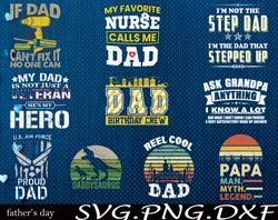 proud dad svg, bundles father's day svg, png,dxf,...