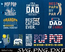 best papa svg, bundles father's day svg, png,dxf,...