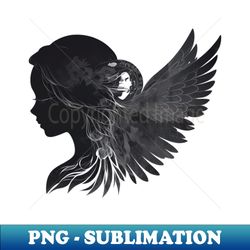 shadow lady - artistic sublimation digital file - transform your sublimation creations