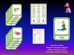 flash cards verbs (actions) 1-10-1