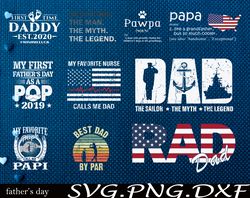 legendary father svg, bundles father's day svg, png,dxf,...