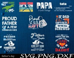 father's day quote svg, bundles father's day svg, png,dxf,...