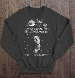 all i want for christmas is lip gallagher – christmas sweater tshirt gift