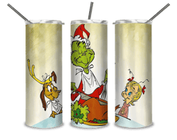 the grinch christmas 20 oz skinny tumbler png, grinch png, christmas 20oz tumbler wrap, grinch christmas movies png