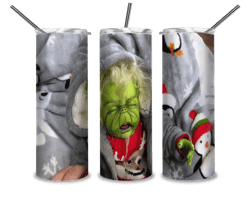 the grinch christmas 20 oz skinny tumbler png, grinch png, christmas 20oz tumbler wrap, grinch christmas movies png