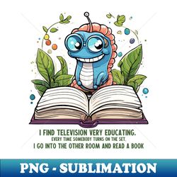 bookworm - png transparent sublimation file - boost your success with this inspirational png download