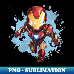 chibi hero - decorative sublimation png file - bring your designs to life