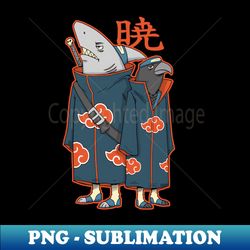 crow  shark - png transparent digital download file for sublimation - vibrant and eye-catching typography