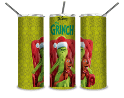 the grinch christmas 20 oz skinny tumbler png, grinch png, christmas 20oz tumbler wrap, grinch christmas movies png