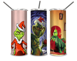 the grinch christmas 20 oz skinny tumbler png, grinch png, christmas 20oz tumbler wrap, grinch christmas movies png