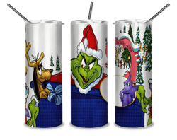 the grinch christmas 20 oz skinny tumbler png, grinch png, christmas 20oz tumbler wrap, grinch christmas movies png