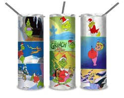 the grinch christmas 20 oz skinny tumbler png, grinch png, christmas 20oz tumbler wrap, grinch christmas movies png