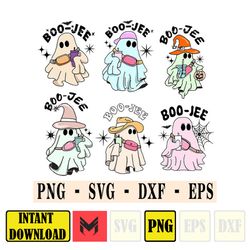 6 bundle boo-jee svg ,boo jee ghost png , boo jee png , funny halloween ghost stanley tumbler inspired ghost