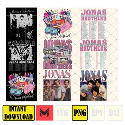 8 png jonas brothers cassette, nick joe kevin jonas png, retro five albums one night tour png, raised on jonas brothers