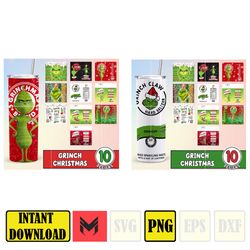 10 pngs christmas be gone straight tumbler wrap, funny 20 oz skinny tumbler wrap design sublimation, christmas png