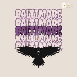 retro nfl baltimore football team svg digital cricut file