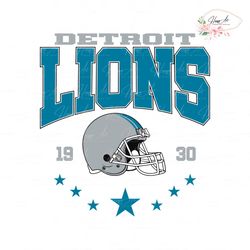 detroit lions football 1930 nfl svg digital cricut file