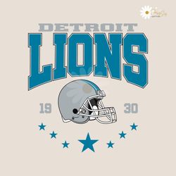 detroit lions football 1930 nfl svg digital cricut file