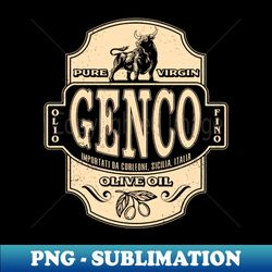 genco olive oil - sublimation-ready png file - create with confidence