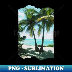 palm tree photo key west florida blue sky palmtree landscape usa nature lovers - vintage sublimation png download - defying the norms