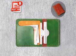 vertical wallet template, template for wallet, pattern wallet pdf, leather wallet pdf, wallet template pdf